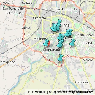 Mappa Via Giovanni Battista Vico, 43125 Parma PR, Italia (1.43538)