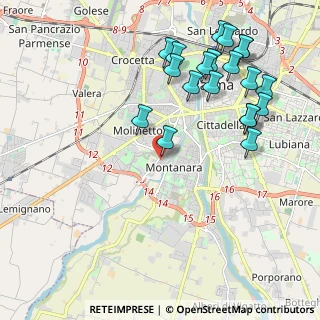 Mappa Via Pasquale Galluppi, 43125 Parma PR, Italia (2.4085)