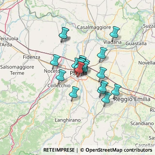 Mappa Via Benigno Bossi, 43125 Parma PR, Italia (9.4525)