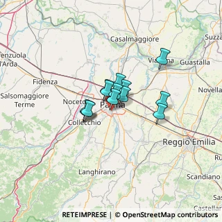 Mappa Via Benigno Bossi, 43125 Parma PR, Italia (7.62538)
