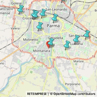Mappa Via Benigno Bossi, 43125 Parma PR, Italia (2.56273)