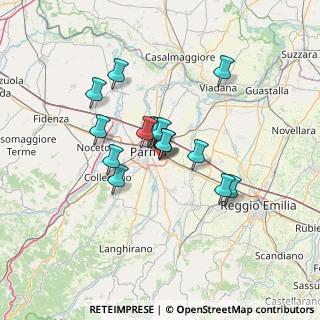 Mappa Piazza Volfango Amedeo Mozart, 43123 Parma PR, Italia (10.09)