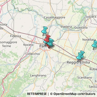 Mappa Piazza Volfango Amedeo Mozart, 43123 Parma PR, Italia (22.2625)