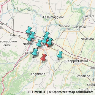 Mappa Piazza Volfango Amedeo Mozart, 43123 Parma PR, Italia (9.33333)