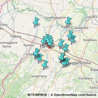 Mappa Piazza Volfango Amedeo Mozart, 43123 Parma PR, Italia (11.389)
