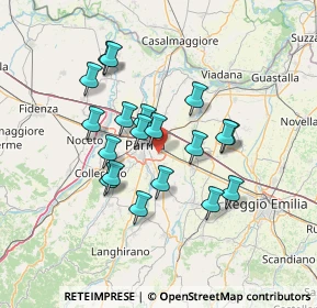 Mappa Via Gaetano Bavagnoli, 43123 Parma PR, Italia (11.94842)