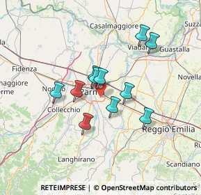 Mappa Via Gaetano Bavagnoli, 43123 Parma PR, Italia (10.70182)