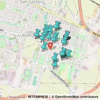 Mappa Piazza Volfango Amedeo Mozart, 43123 Parma PR, Italia (0.32679)