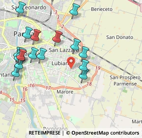Mappa Piazza Volfango Amedeo Mozart, 43123 Parma PR, Italia (2.29235)