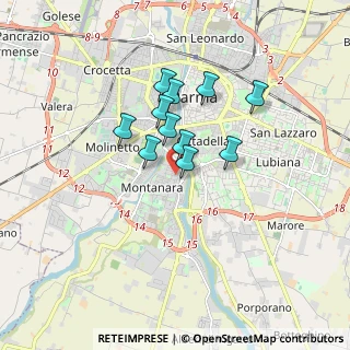 Mappa Via Giorgio Susani, 43125 Parma PR, Italia (1.23)