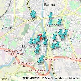Mappa Via Giorgio Susani, 43125 Parma PR, Italia (0.873)