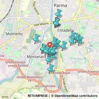 Mappa Via Giorgio Susani, 43125 Parma PR, Italia (0.7195)
