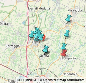 Mappa Via Pratazzola, 41019 Soliera MO, Italia (5.13643)