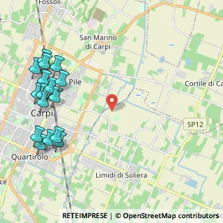 Mappa Via Pratazzola, 41012 Carpi MO, Italia (2.84647)