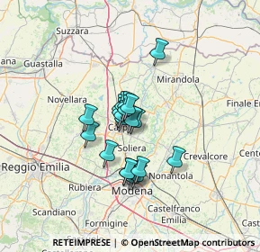 Mappa Via Pratazzola, 41019 Soliera MO, Italia (8.3355)