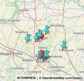 Mappa Via Pratazzola, 41019 Soliera MO, Italia (10.77364)