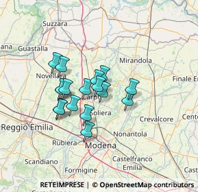 Mappa Via Pratazzola, 41019 Soliera MO, Italia (9.98647)