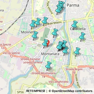 Mappa Via Giovanni Guareschi, 43125 Parma PR, Italia (1.03)