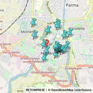 Mappa Via Giovanni Guareschi, 43125 Parma PR, Italia (0.693)