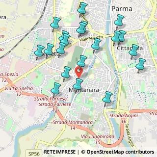 Mappa Via Giovanni Guareschi, 43125 Parma PR, Italia (1.092)