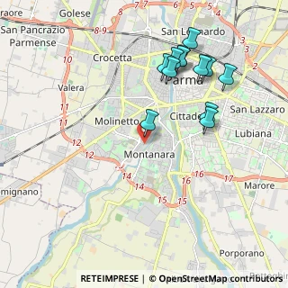 Mappa Via Giovanni Guareschi, 43125 Parma PR, Italia (2.10083)