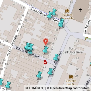 Mappa Piazza Martiri, 41012 Carpi MO, Italia (0.1115)