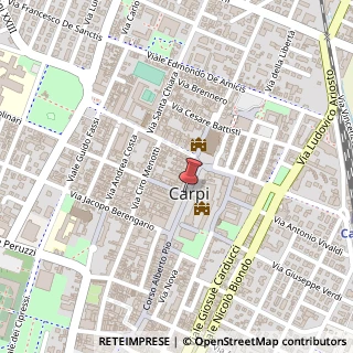 Mappa Piazza Martiri,  29, 41012 Carpi, Modena (Emilia Romagna)