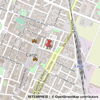 Mappa Corso Sandro Cabassi,  34, 41012 Carpi, Modena (Emilia Romagna)