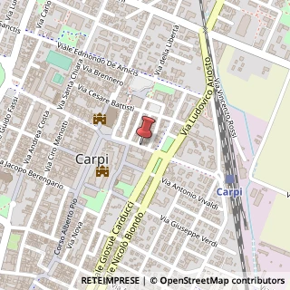 Mappa Corso Sandro Cabassi,  29, 41012 Carpi, Modena (Emilia Romagna)