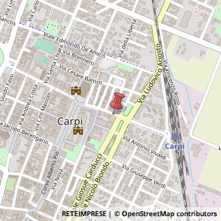 Mappa Corso Sandro Cabassi, 39, 41012 Carpi, Modena (Emilia Romagna)