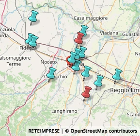 Mappa Strada Guidorossi, 43126 Parma PR, Italia (12.35857)