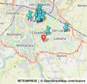 Mappa Via Gaetano Salvemini, 43123 Parma PR, Italia (2.00933)