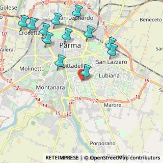Mappa Via Gaetano Salvemini, 43123 Parma PR, Italia (2.4825)