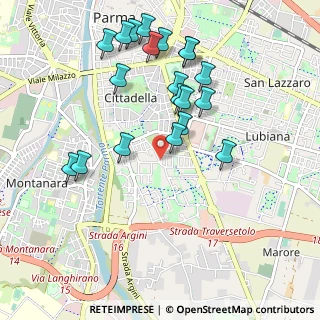 Mappa Via Gaetano Salvemini, 43123 Parma PR, Italia (1.0395)