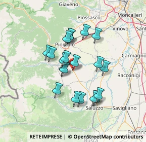 Mappa Via Garibaldi, 10061 Cavour TO, Italia (11.4055)