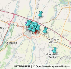 Mappa 43123 Parma PR, Italia (3.8625)