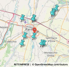 Mappa 43123 Parma PR, Italia (7.74273)