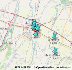 Mappa 43123 Parma PR, Italia (3.86182)