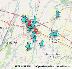 Mappa 43123 Parma PR, Italia (5.94188)