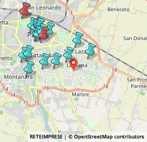 Mappa 43123 Parma PR, Italia (2.36421)