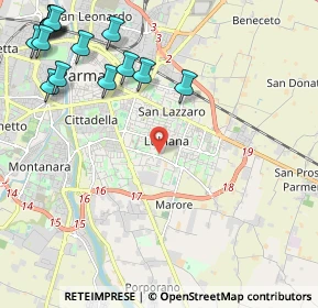 Mappa 43123 Parma PR, Italia (3.06133)