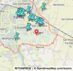 Mappa 43123 Parma PR, Italia (2.048)