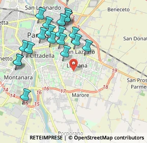 Mappa 43123 Parma PR, Italia (2.214)