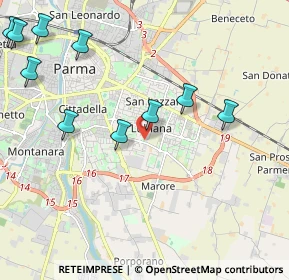 Mappa 43123 Parma PR, Italia (2.70545)