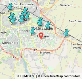 Mappa 43123 Parma PR, Italia (2.42467)