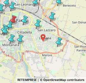 Mappa 43123 Parma PR, Italia (3.08533)