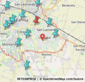 Mappa 43123 Parma PR, Italia (2.6425)