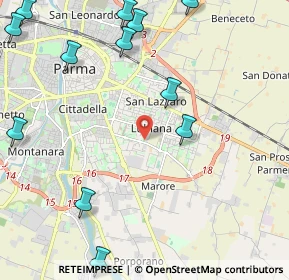 Mappa 43123 Parma PR, Italia (2.9825)