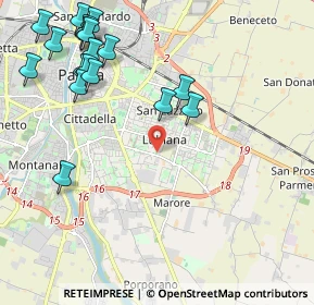 Mappa 43123 Parma PR, Italia (2.65722)