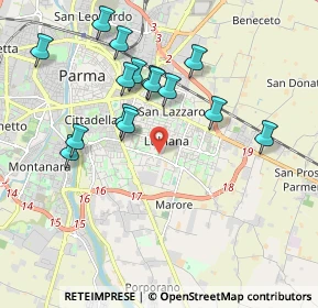 Mappa 43123 Parma PR, Italia (1.92533)